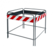 barriera di protezione per chiusini barriera di protezione per chiusini barriera modulare a incastro | protezione scavi e chiusini | sibeshop 4